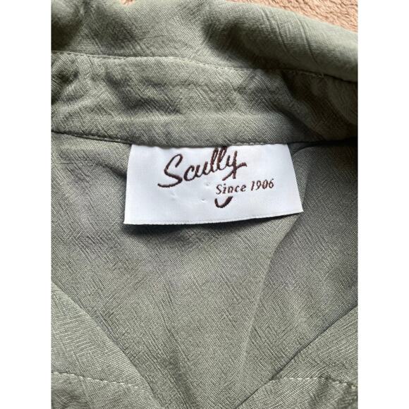 Vintage Scully Long Sleeve Purple‎ Snap Button Western Shirt Women’s Size Medium - Picture 5 of 7